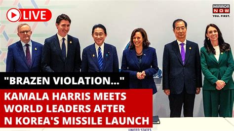 Kamala Harris meeting with world leaders